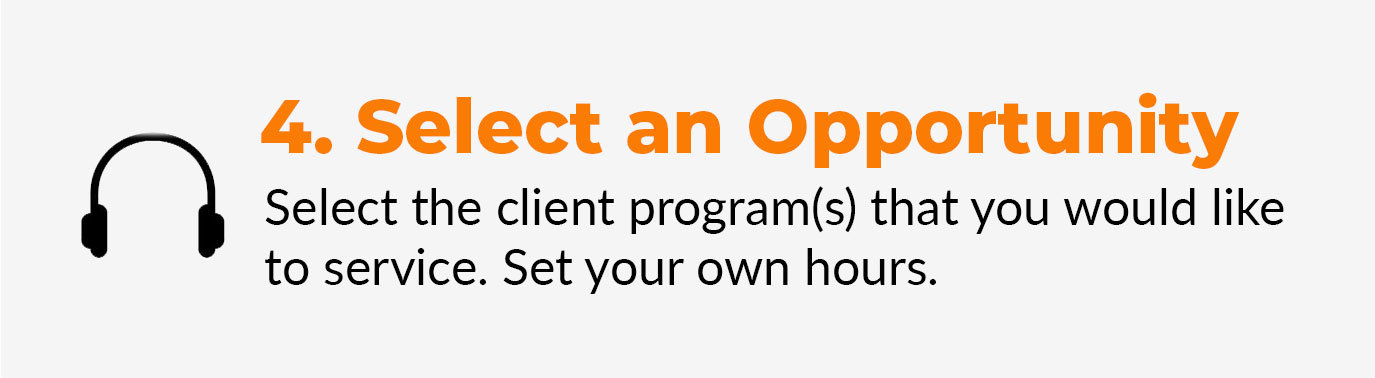 describes step 4 of working with us